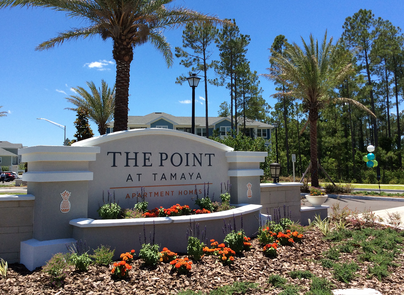 The Point at Tamaya Sign