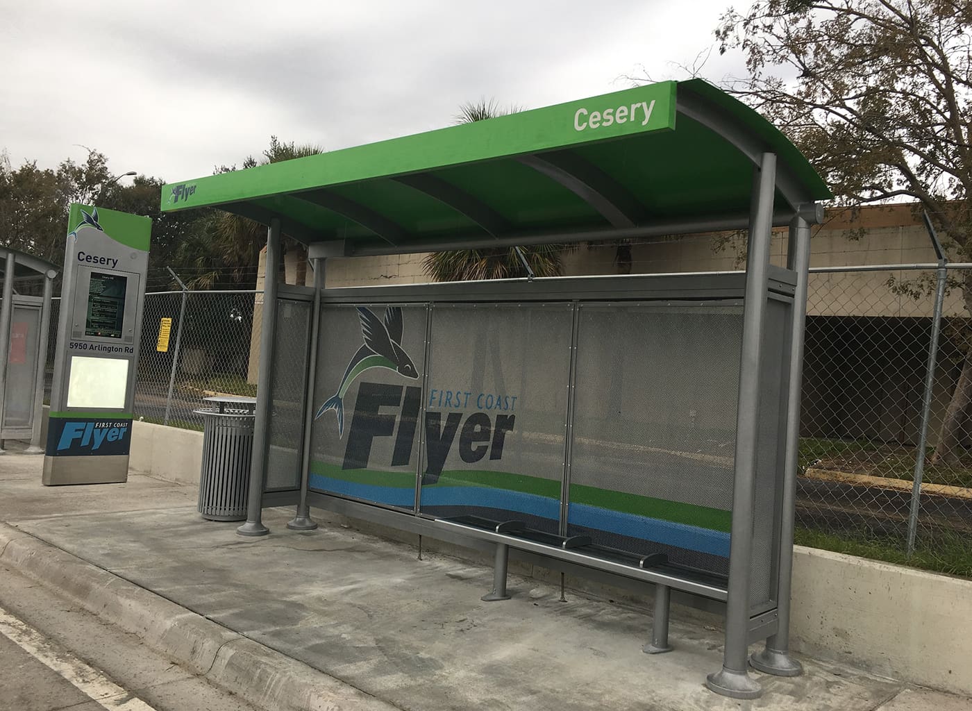 Bus Rapid Transit Bus Stop