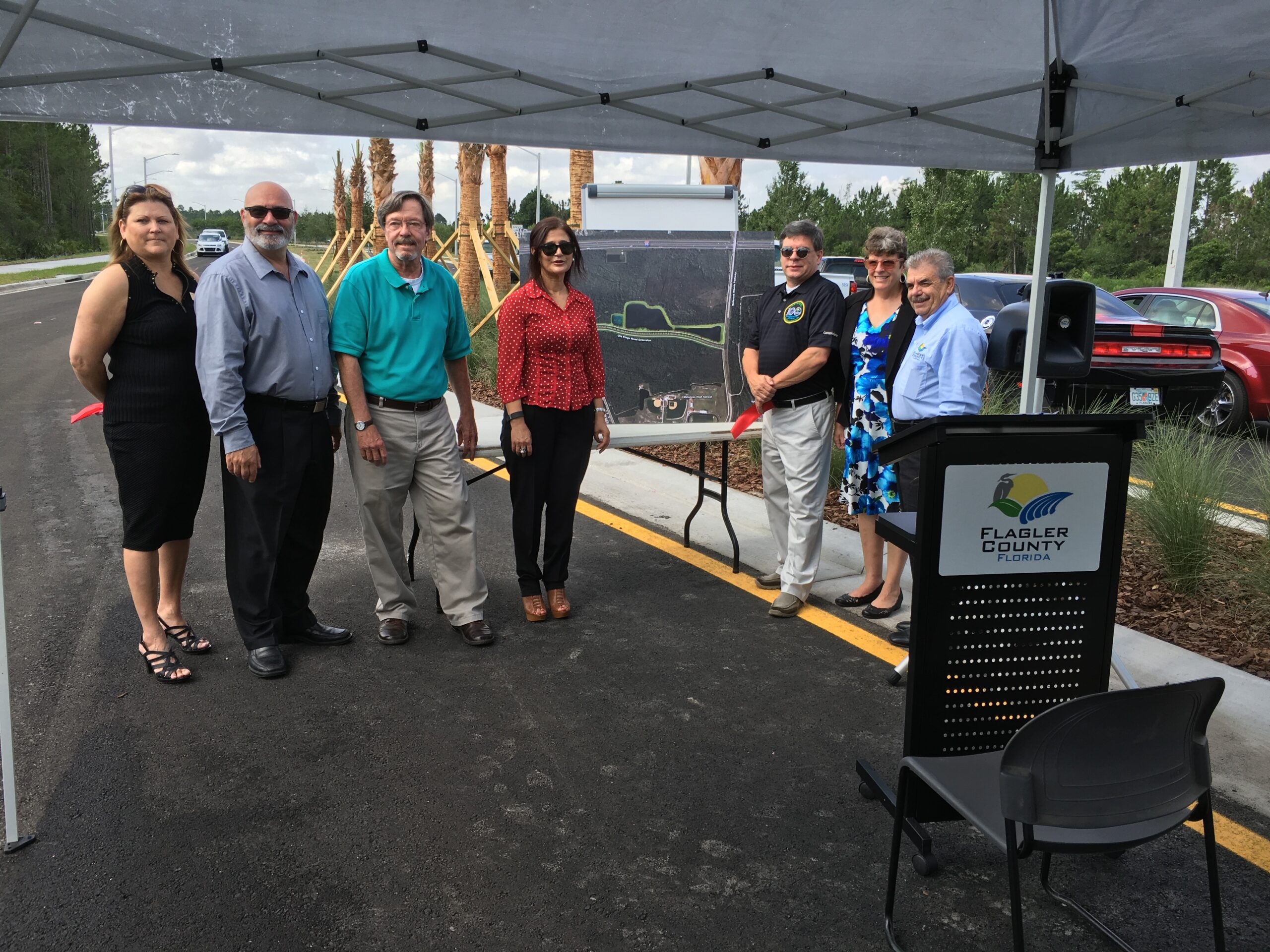 Old Kings Road Extension Ribbon Cutting