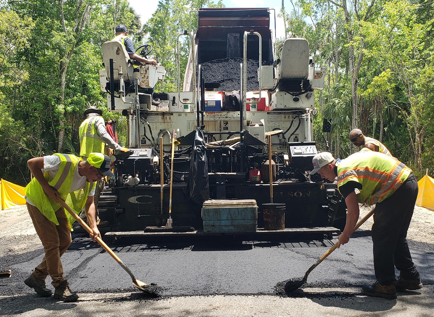 Graham Swamp Pedestrian Bridge Construction