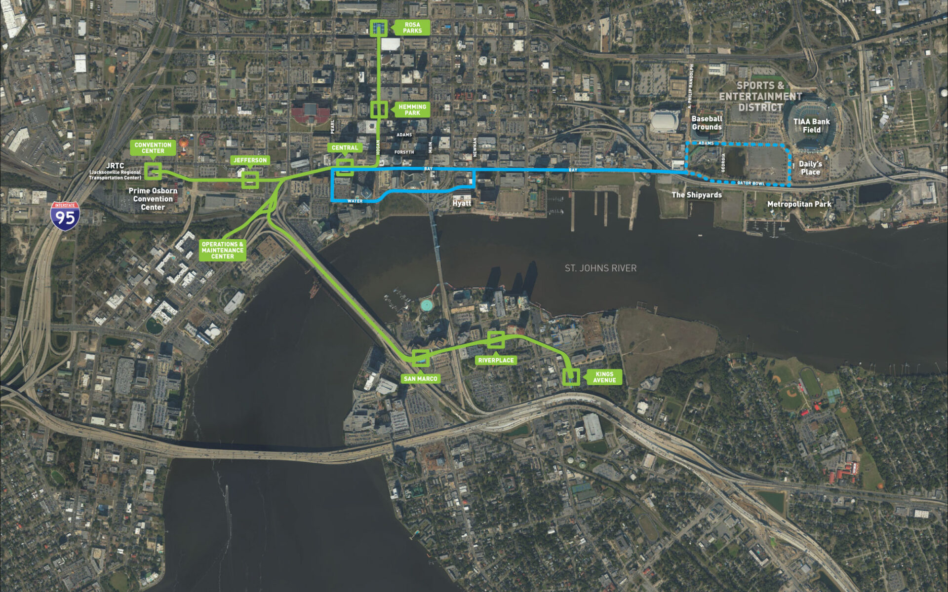 Bay Street Innovation Corridor Map